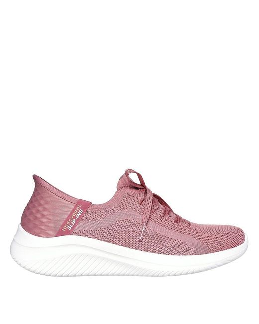 Skechers Pink Slip On Runners