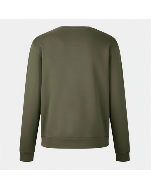 Jack Wills Green Jacquard Crew Sweatshirt for men
