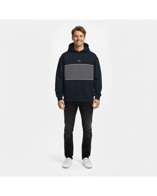 Slazenger 1881 Blue Fleece Sportswear Hoodie for men