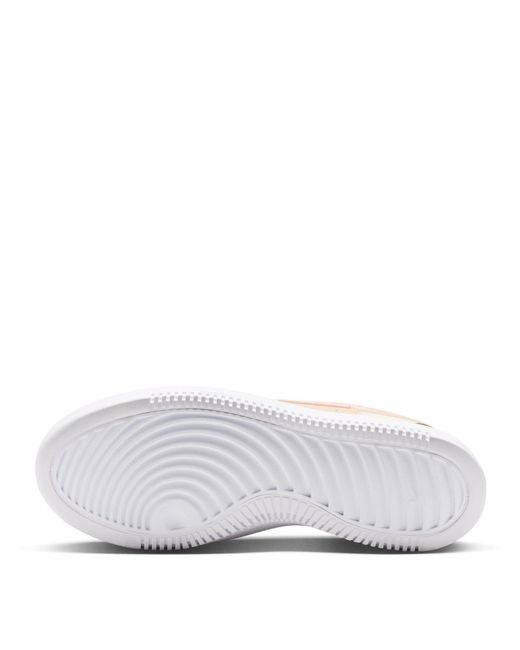 Nike Pink Court Vision Alta Leather Trainers