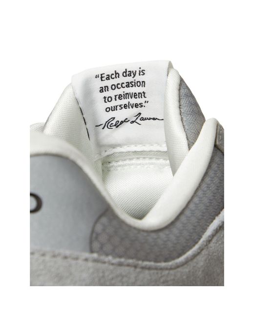 Polo Ralph Lauren White Train 89 Low-Top Trainers for men
