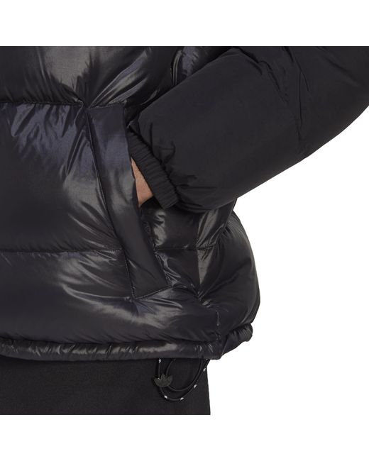 Adidas Originals Gray Regen Long Sleeve Puffer Jacket for men