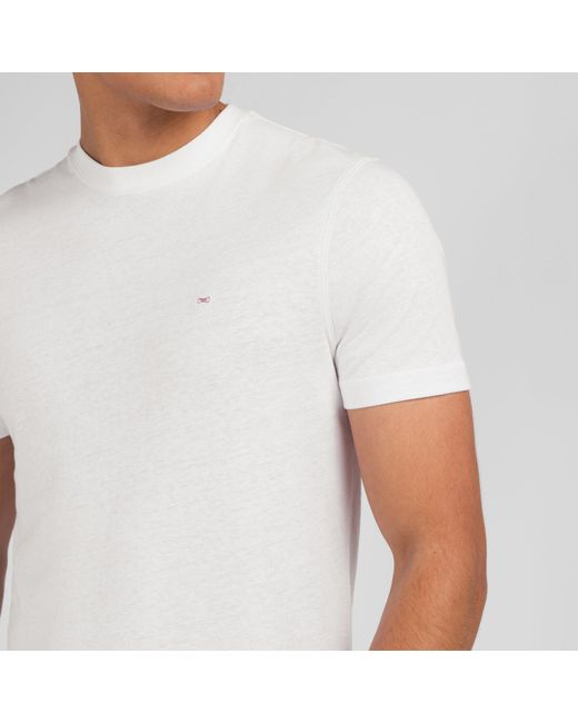 Eden Park White Short-Sleeved T-Shirt for men