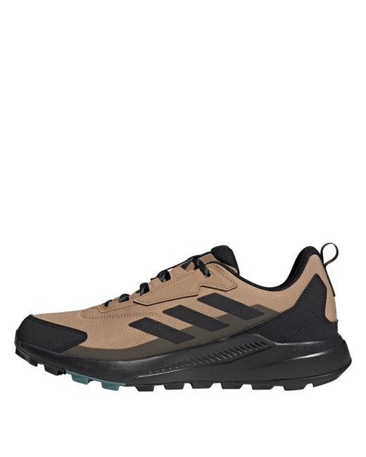 Adidas Brown Terrex Anylander Rain.Rdy Hiking Shoes for men