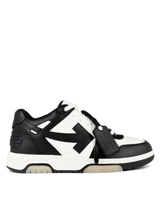 Office mens white trainers sale