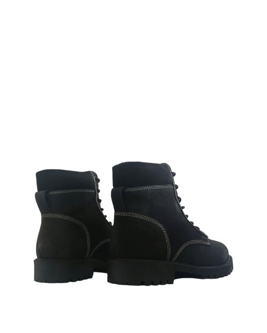Firetrap Blue Rascart Leather Hiker Boots for men