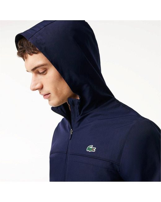 Lacoste Blue Full-Zip Track Jacket for men