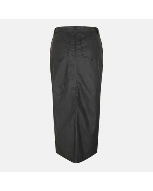 Noisy May Gray Slit Maxi Skirt