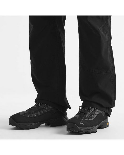 Roa Black Katharina Skeletal Non Waterproof Walking Shoes for men
