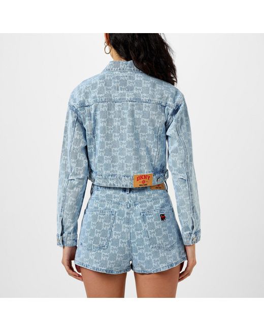 DKNY Blue Denim Jacket Ld42