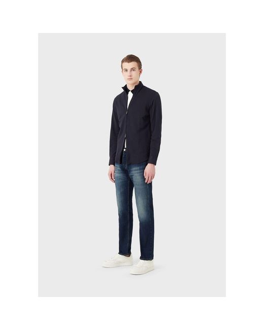 Emporio Armani Blue Shirt for men