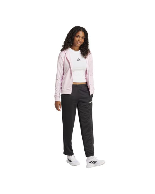 Adidas White Linear Full Tracksuit