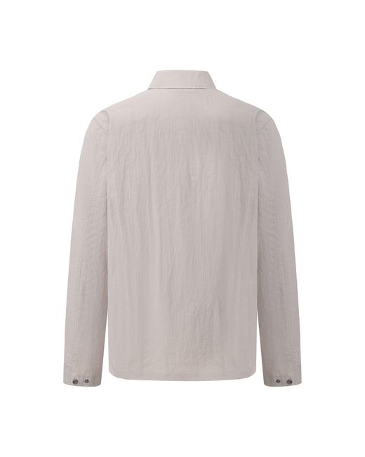 Pretty Green Gray Heaton Overshirt for men