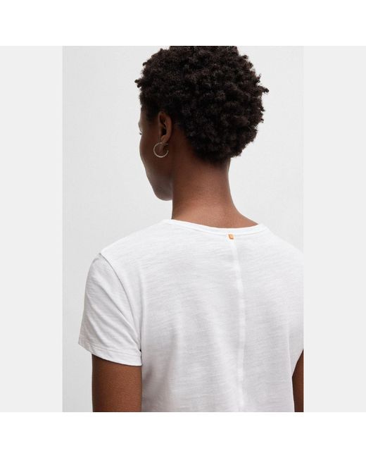 Boss White C Elsa Regular-Fit T-Shirt