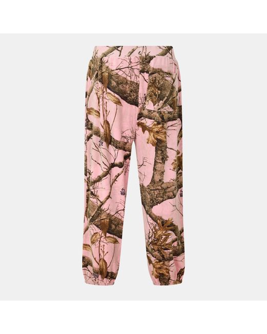 Pleasures Pink X Juicy Couture Realtree Velour Track Pants for men