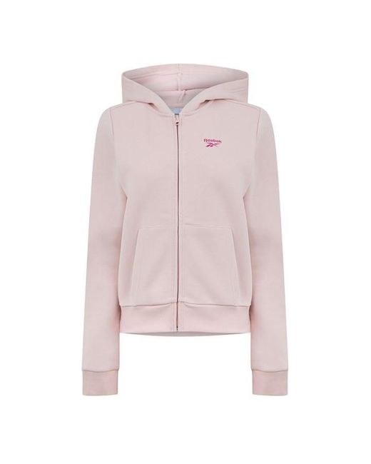 Reebok S Bl Fleece Crew Sweater Light Pink Xs