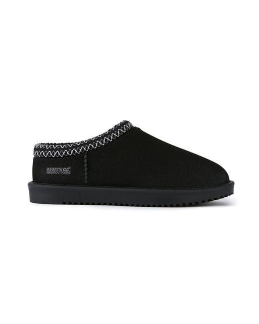 Regatta Black Risley Mule Waterproof Lifestyle Shoes