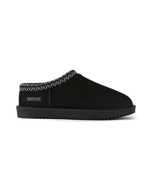 Regatta Black Risley Mule Waterproof Lifestyle Shoes