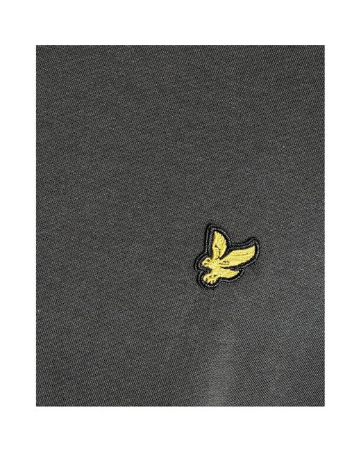 Lyle & Scott Gray Cotton Crew Neck T-Shirt for men