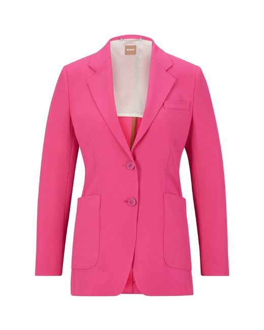 Boss Pink Japito Tailored Blazer