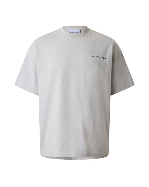 MKI Miyuki-Zoku Gray Script T-Shirt for men