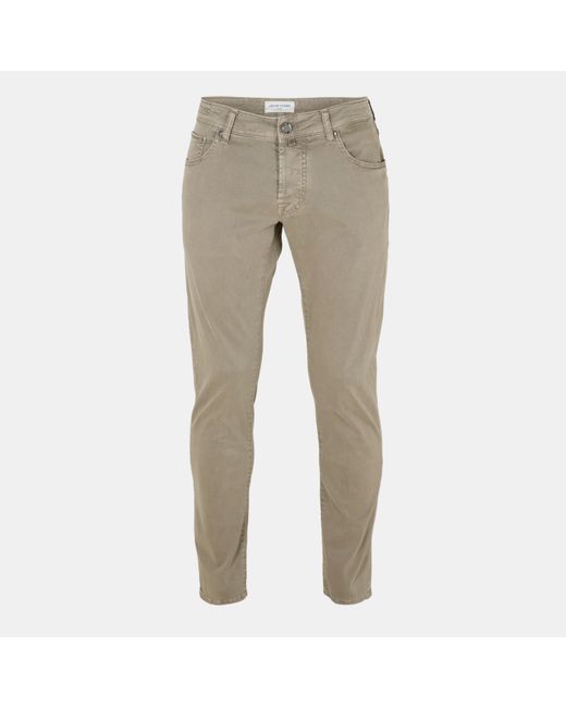 Jacob Cohen Natural Slim Fit Trousers for men