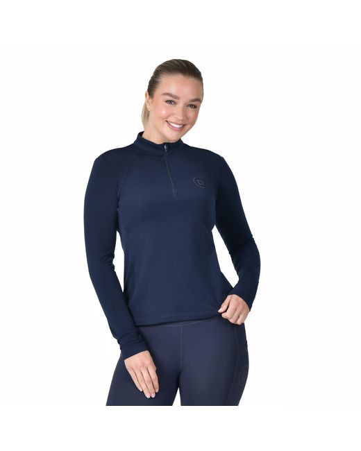 Dublin Blue Brushed Long Sleeved Mid Layer