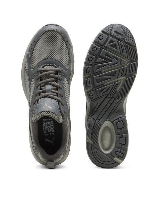 PUMA Gray Milenio Tech Lt Runners for men