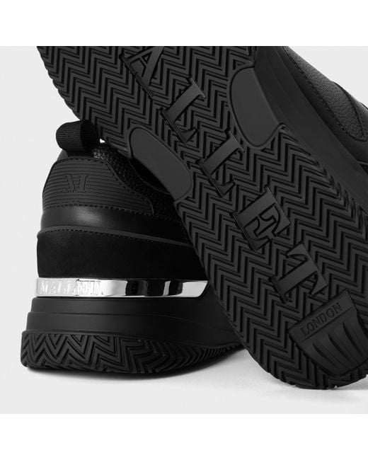 Mallet Black Radnor Trainers for men