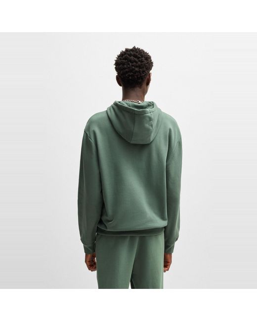 HUGO Green Logo Hoodie for men