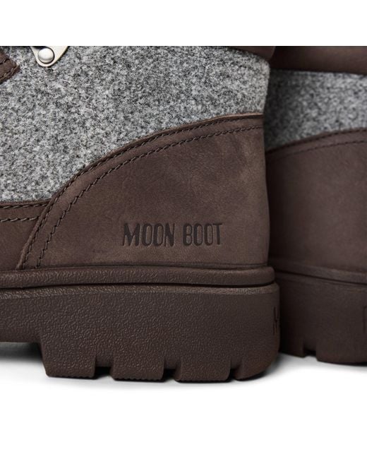 Moon Boot Brown Mn Bt Combat Boot Fe Sn71 for men