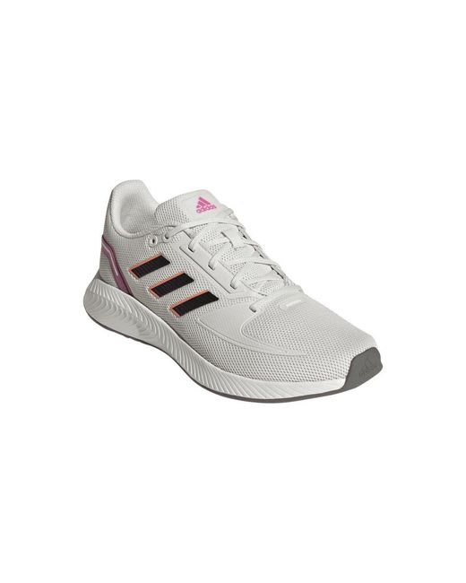 Adidas White Run Falcon 2.0 Running Shoes