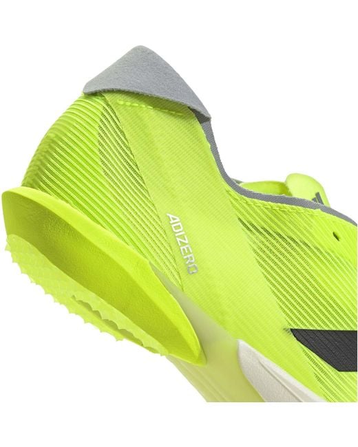 Adidas Yellow Adizero Ambition Running Spikes for men