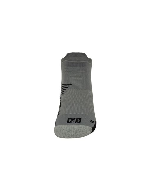 Absolute 360 Gray Performance Running Socks: Low