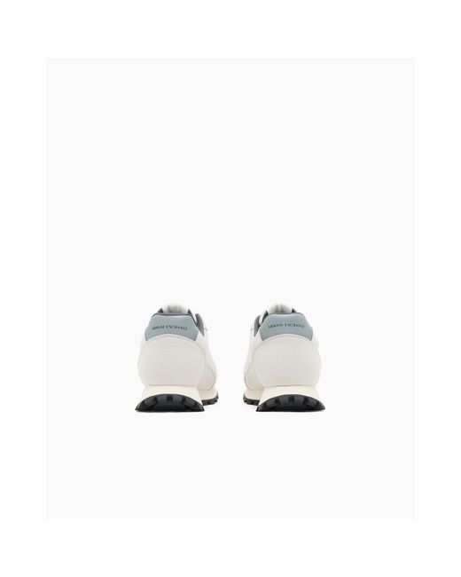 ARMANI EXCHANGE White Runners for men