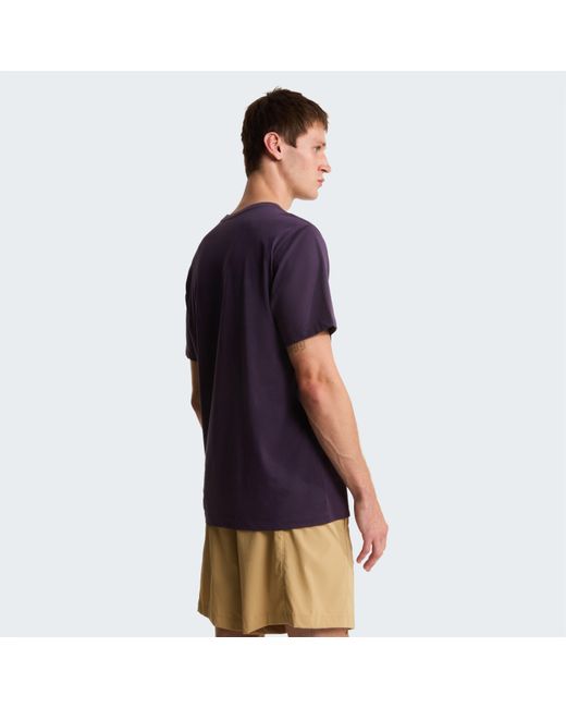 The North Face Purple Regular Fit Simple Dome T-Shirt for men