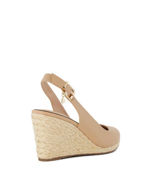 Dune Natural Cadies Wedge Sandal
