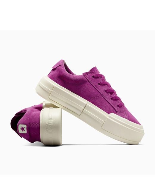 Converse Purple Chuck Taylor All Star Cru High-Top Trainers