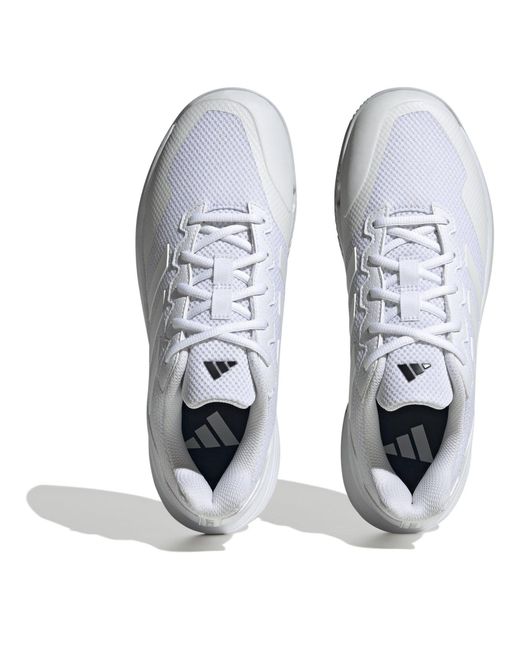 Adidas White Gamecourt Tennis Shoes for men