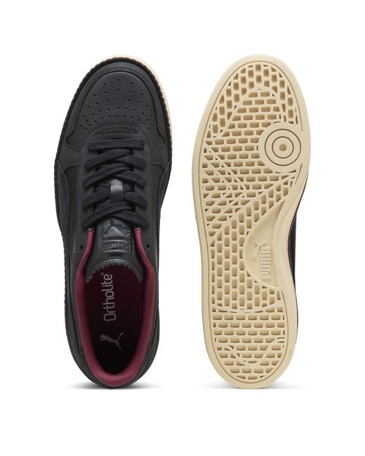 PUMA Black Indoor Regal Grace Low-Top Trainers