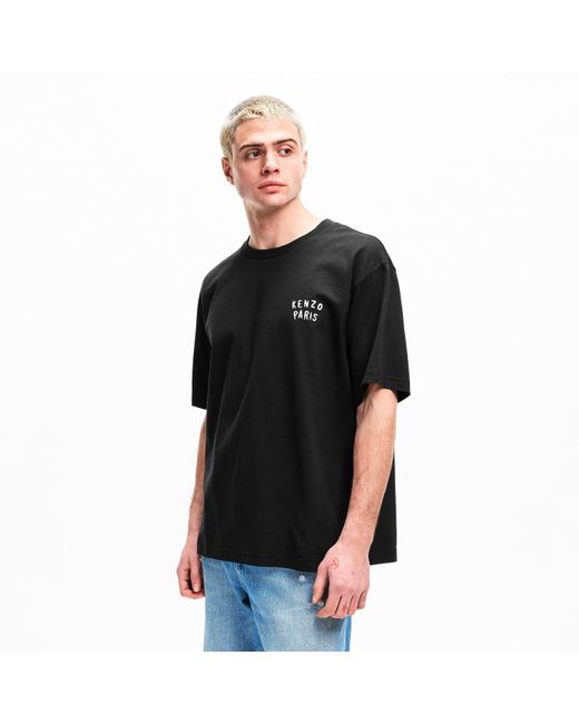 KENZO Black Boke Heart T-Shirt for men