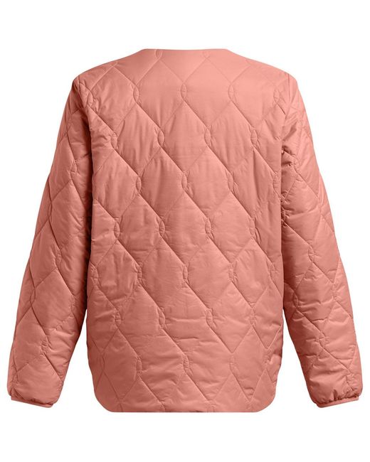 Under Armour Pink Diamond Water-Repellent Fitted Quilted Jacket