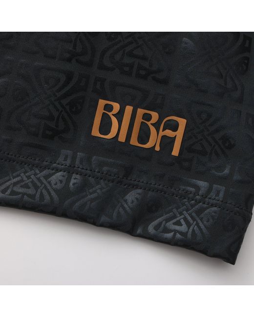 Biba Black Move Tank Scoop Cropped Performance Gym Vest