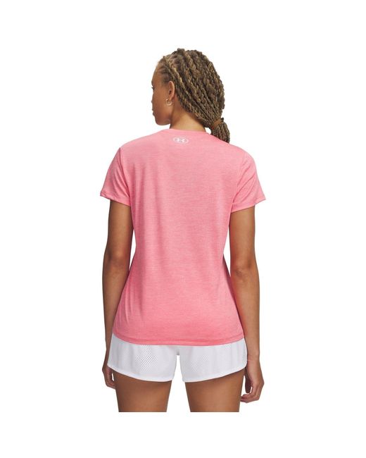Under Armour Pink Tech Twist Short Sleeve