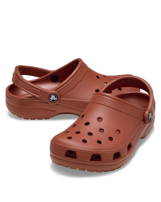 CROCSTM Brown Classic Cloggs for men