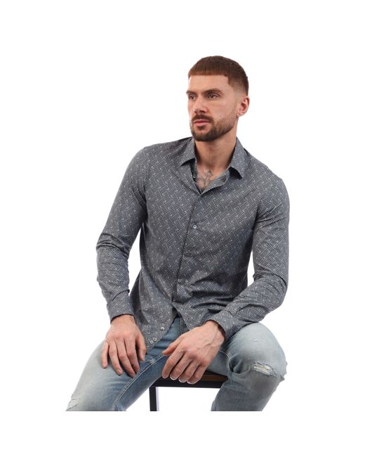 Emporio Armani Gray Shirt for men