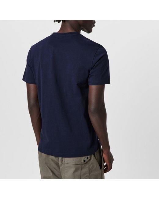 Napapijri Blue Salis Short Sleeve T-Shirt for men