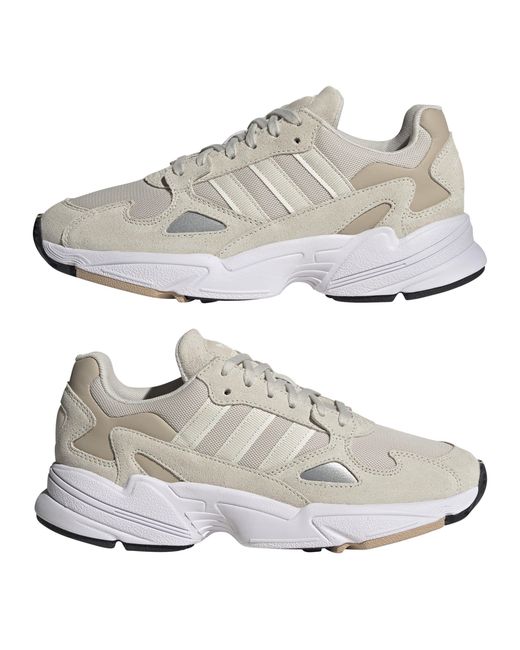 Adidas Originals Gray Falcon Court Trainers