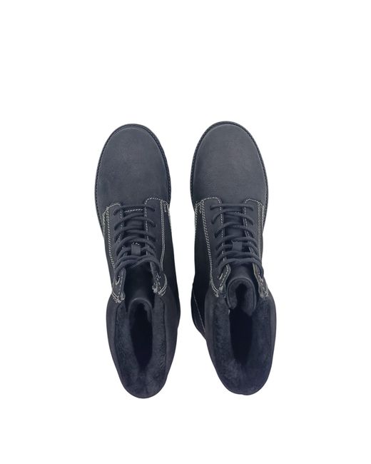 Firetrap Blue Rascart Leather Hiker Boots for men