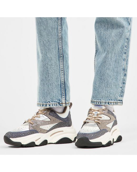 Steve Madden White Privy Chunky Trainers